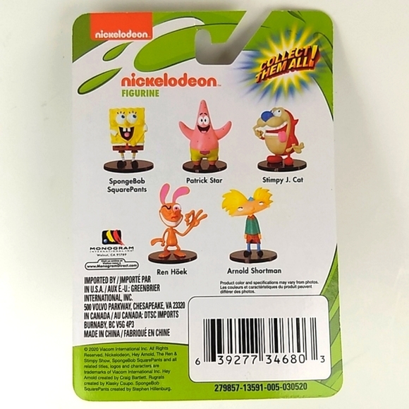 2/$12 Patrick Star Nickelodeon Figurine - Picture 4 of 7